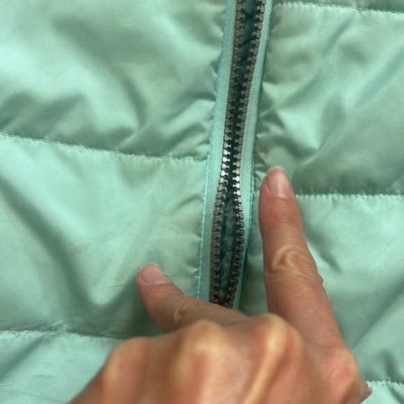 Gerry reversible blue toddler girls' puffer fleece jacket size 3T in GUC - Picture 3 of 7